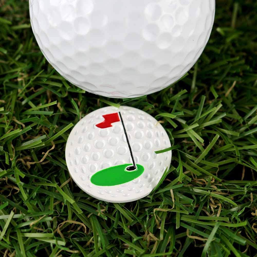 Myartte Creative Golf Ball Marker Soft Enamel Golf Markers 24.4MM Assorted 5 Pcs