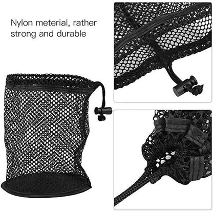 VGEBY Ball Mesh Bag, Lightweight Nylon Mesh Drawstring Drawstring Pouch Balls Holder Storage Collector(50 Balls Collector)
