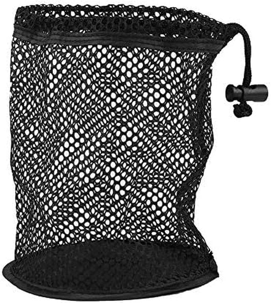 VGEBY Ball Mesh Bag, Lightweight Nylon Mesh Drawstring Drawstring Pouch Balls Holder Storage Collector(50 Balls Collector)