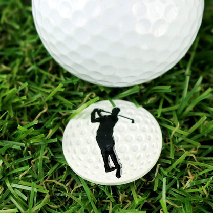 Myartte Creative Golf Ball Marker Soft Enamel Golf Markers 24.4MM Assorted 5 Pcs